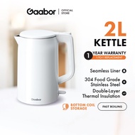 Gaabor Electric Hot Water Kettle (1500W/2L) EK20M-WH01A