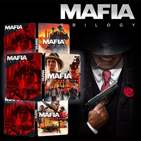 Mafia 1+2+3 Definitive Edition Steelcase FantasyBox (Customization,Steel case,Game CD not included)