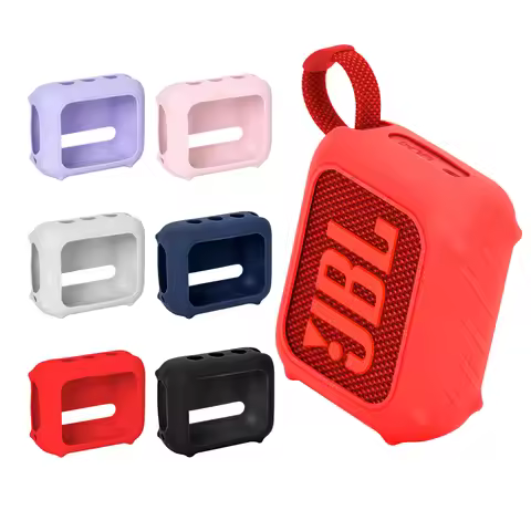 Silicone Case for JBL Go 4 Speaker Soft Flexible Shockproof Protective Sleeve Perfect Fit Design Cov