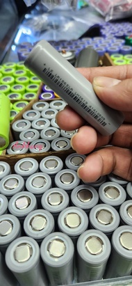 Combo 10 viên Pin sạc li-ion Lishen 18650 đầu bằng màu xám LR1865LA 3.7V dòng xả cao 20A