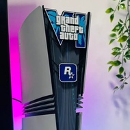 3D Printing gta 6 PS5 Pro Logo Protective Cover R Star GTA VI Grand Theft Auto Game Logo