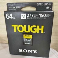  Sony Tough 64G SDXC UHS2 高速SD卡 冇盒 新淨