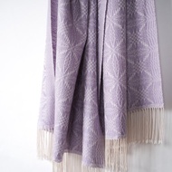 Cashmere 手工編織喀什米爾絲綢披肩【柊華 07】