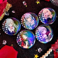 Piggy Trendy Play BanG Dream Ave Mujica Fan Mutsu Toyagawa Akiko Plain Laser Badge Bar Hawanko