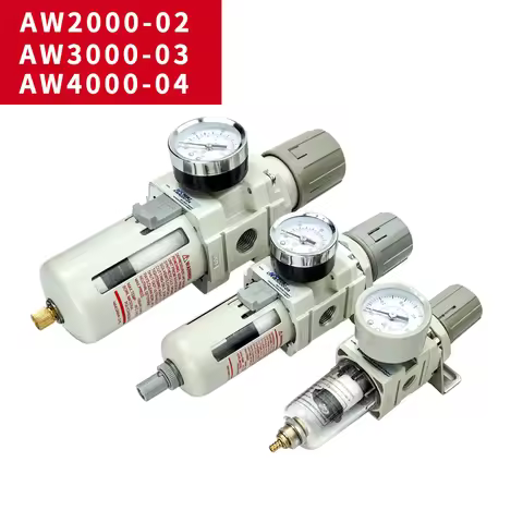 AW2000 AW3000 AW4000 Pneumatic Filter Regulator Air Handling Pneumatic Valve Pressure Reducing Valve