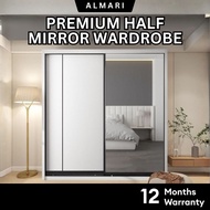 ✅ Free Install ✅ Premium Wardrobe 5/6/8ft /Almari Baju / Wardrobe Sliding Door / Wardrobe / Almari P