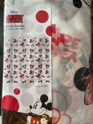 浴簾 disney 米奇 米妮 包順豐智能櫃
