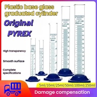 1L The glass graduated cylinder is clear and accurate Germany Blue plastic base 1000ML measuring cyl