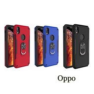 Casing Oppo A1K A3S A12E A5S A12 A7 A5 A9 A15 A15S A31 A37 NEO 9 A53 A54 Shockproof Hard Ring Army P