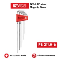 7pcs Set PB Swiss Tools Long Hexagon Allen Key L-wrenches PB 211.H-6