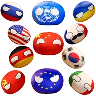 Funny 10cm  Polandball Plush Countryballs Toy Plush Pendant lovable Backpack Decoration Germany Ital