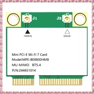 [W Y D H] For Win10/11 Compatible BE200 WiFi 7 8774M Tri Band 2.4G/5G/6Ghz Wireless Networking WiFi 