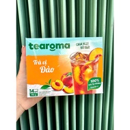 Tearoma Tea with Peach flavor, box of 14 packs (Expiry date June 2026)