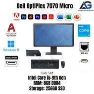 Dell OptiPlex 5090 Intel i5 11th Gen | 8GB RAM | 256GB SSD | Desktop PC Windows 11 Pro MT