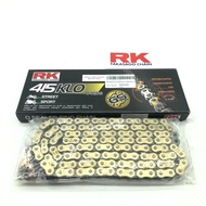 RK CHAIN TAKASAGO 415 428 RANTAI RK ORING 132L MOTORCYCLE CHAIN RK JAPAN JEPUN RK O-RING GOLD CHAIN Y15 LC135 135LC LC