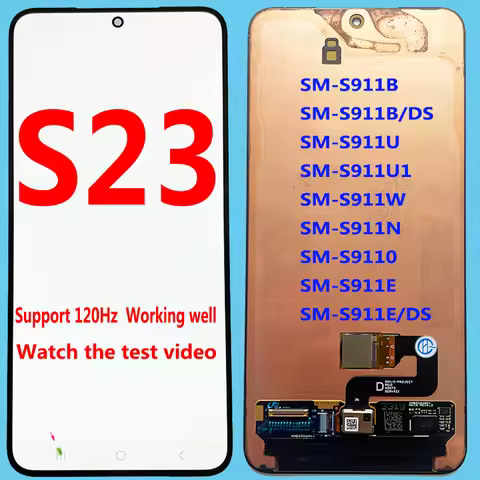 6.1''120 HZ Super AMOLED Screen With Black Dots For Samsung S23 LCD S23 S911 S911B S911U LCD Display