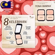 BEDAK MUKA|FACE POWDER COMPACT  POWDER FOUNDATION TWO WAY CAKE NURRAYSA ORIGINAL HQ