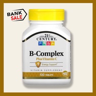 📢พร้อมส่ง 🔔  21st Century B-Complex Plus Vitamin C 100 Tablets