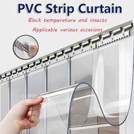 Kumapal na nga PVC Strip Curtain Door Cold Storage/Chiller/Freezer Room 2.4M x 18CM Kurtina ng pinto