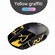 Ucons Anti-Slip Mouse Grip Tape for Logitech G102 G304 Skin Sweat-Resistant Non-Slip Mouse Sticker f