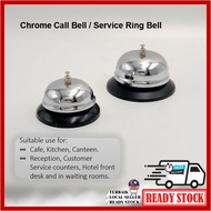 Chrome Kitchen Order Call Bell / Patient Service Ring Bell for Elderly