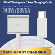 140W USB-C PD Magnetic 3 Cable Fast Charging Cable 2021-2024 M1 M2 M3 A3113 A3114 A2779 A2780 A2681 