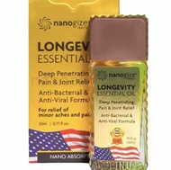 Dầu vàng trường thọ Nanogize Health Longevity Essential Oil Deep Penetrating của Mỹ chai 21ml