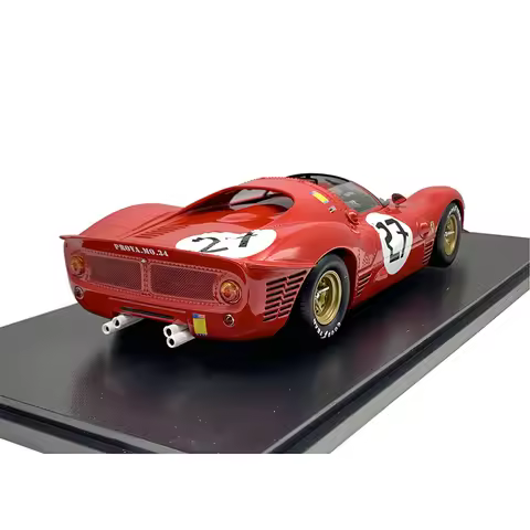 1:18 Scale 1966 WERK83 330 P3 Alloy Simulation 24-Hour Endurance Race Car Model