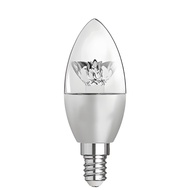 OIMG LED Crystal Bulb E14 5W 7W Pointed Bulb C37 Tail Pulling C37L White Light 6000K 220V Ultra Brig