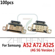 สำหรับ Samsung Galaxy A52 / A72 / A52S 4G 5G รุ่นเดิมประเภท C USB แท่นชาร์จปลั๊กช่องเสียบเครื่องชาร์