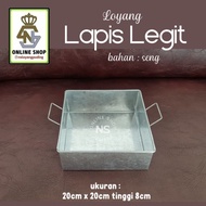 20x20x8 Zinc Pan
