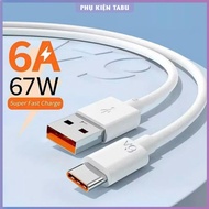 6A fast charging cable for XM USB - Type C. Type C fast charging cable, 67W fast charging cable, Typ