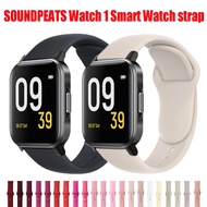 Silicone Strap for SOUNDPEATS Watch 1 Smart Watch Fitness Tracker Sport Silicone strap for SoundPEATS Watch 1