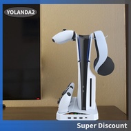 [yolanda2.sg] For PS5 Slim Console Stand Cooling Station Cooling Fan for PS5 Slim Disc&amp;Digital