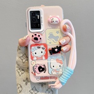 Casing Vivo V23E 4G 5G Casing Vivo Y75 4G Casing Vivo V2126 Casing For Casing with a Bracelet Casing