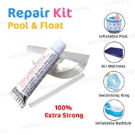 🎀READY STOCK🎀 PVC Adhesive Repair Kit Gam Pelampung Gam Kolam Bocor Tampal Kolam