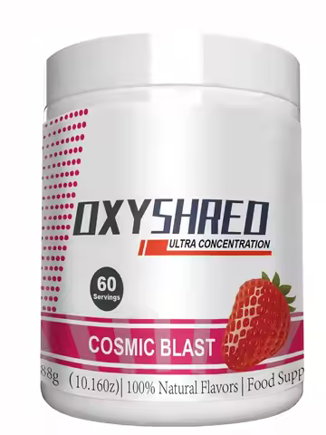 OxyShred Pre Workout Powder - Preworkout Powder with L Glutamine & Acetyl L Carnitine, Energy Boost 