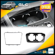 Mercedes Benz GLC X253 GLC200 GLC250 GLC300 Center Console Cup Holder Frame Trim 2016-2018 Vaccauto 