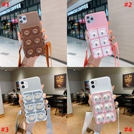 Casing For iPhone 13 Pro Max iPhone 12 Pro Max iPhone 11 Pro Max case soft cover for iPhone 12Mini 13Mini Cartoon cute  decompression Totoro Bear kitty wallet Phone Case