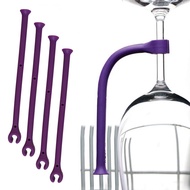 Flexible Silicone Stemware Saver Wine Glass Holder Rack Dishwasher Holder Rack 4pcs/set Bar Kitchen Tools