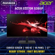Acer Monitor ED270R S3BIIP 27'' Inch FHD 165HZ