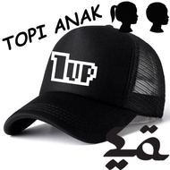 Children's mesh trucker hat game 1 up player game