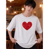 2X603 Lelaki Baju T Shirt Men Tshirt Korean Style Plus Size T-shirts Tops Tshirt Clothes Round Nec