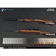 ZYTOYS 1/6 ZY2015 98K Rifle Sniper Version Plastic Model Soldier Parts Decoration Eating Chicken W3L