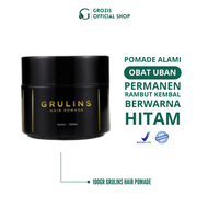 Grulins Hair Pomade 100gr Original Penghilang Uban / Obat Uban Paling Ampuh / Serum Anti Uban / Obat