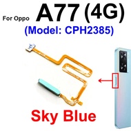 For OPPO A72 A74 A76 A77 A77S 4G 5G Power Button Fingerprint Flex Cable  Touch Side Finger Print Sen