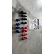 Promo RAYS valves cap racing tire valve cap (red - blue - black) Discount