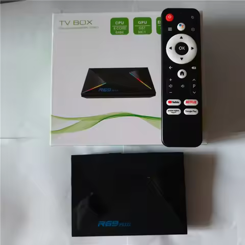 Global Version R69 Plus Android 14 TV box Allwinner H728 Octa-core Wifi6 1000M Lan Bluetooth 5 8K De