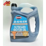HANSFORD Q Saver TCW3 Outboard 2T Motor Oil (4L) (Motosikal, Mesin Rumput, Mesin Gergaji, Marine Boa