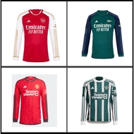 NEW 23/24 Arsenal , Man United ,  Long Sleeve Player Issue Kit Jersey *Local Seller Ready Stock*